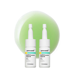 Dr.nineteen ReDRN Exosome Ampoule bottle pour demonstrates premium texture and pore tightening potential