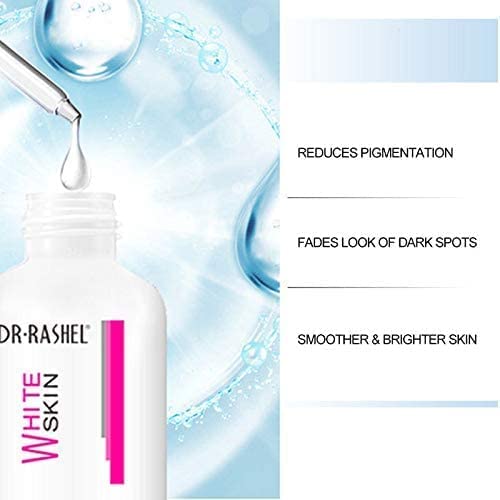 DR.RASHEL bottle on bathroom shelf