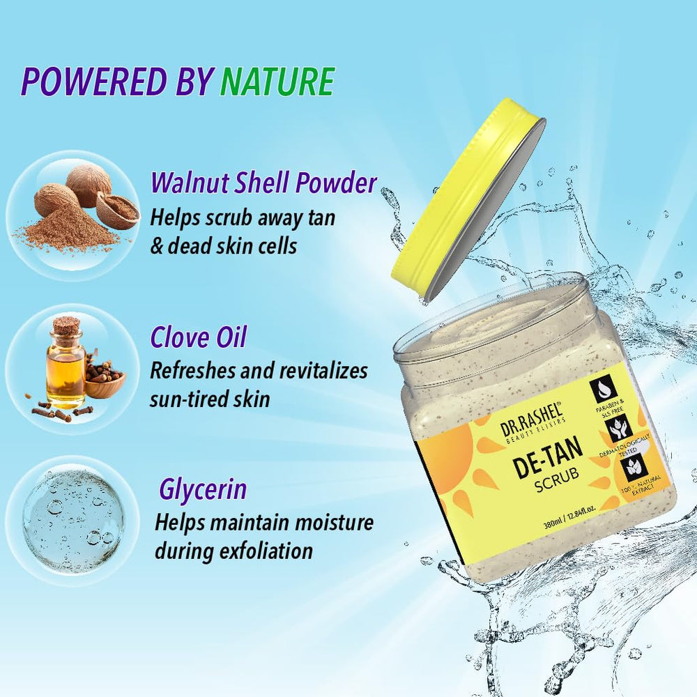 DR.RASHEL De-Tan Scrub suitable for face and body use.