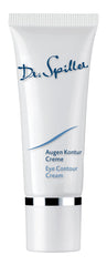 Dr. Spiller Eye Contour Cream application showing lightweight hydration for the eye area