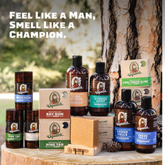 Dr. Squatch Forest Pack shower scene inviting a daily self-care ritual.
