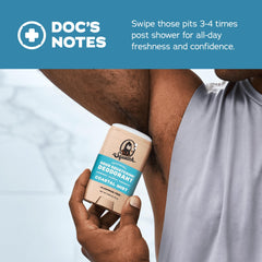 Dr. Squatch Coastal Mist label close-up highlighting fresh scent.