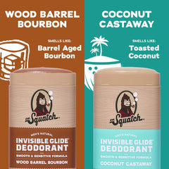 Dr. Squatch Invisible Glide 2-pack packaging image emphasizes value and convenience.