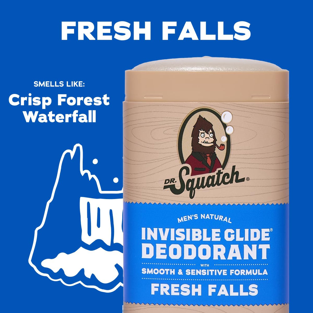 Dr. Squatch Invisible Glide application gesture for easy swipe-on freshness.
