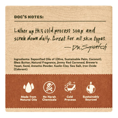 Dr. Squatch natural cold process bar highlighting traditional production