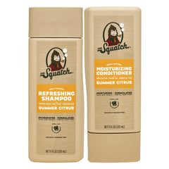 Dr. Squatch Summer Citrus shampoo bottle with invigorating scent for daily wash