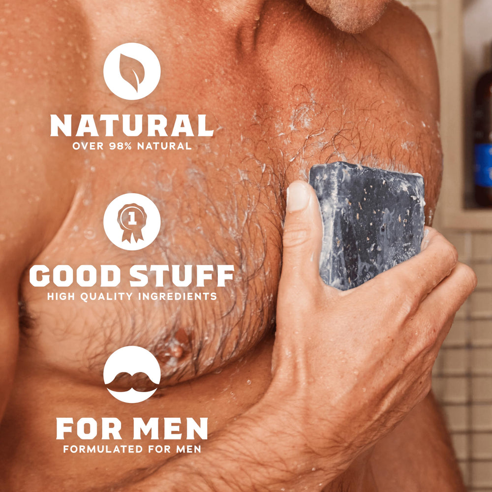 Dr. Squatch Wood Barrel Bourbon deodorant provides natural odor protection with a woodsy aroma.