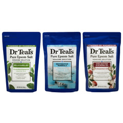 Dr Teal's bonus body lotion sample adds after-bath hydration option.