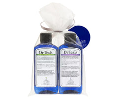 Dr Teal's Gift Set Packaging showing two bath scents for gifting.