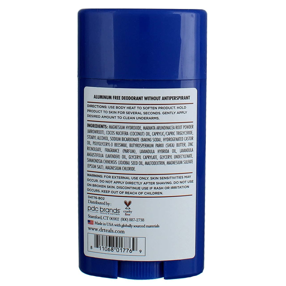 Dr Teal's ingredients magnesium arrowroot baking soda coconut oil for absorbency