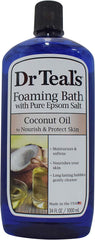 Lavender and Chamomile aroma from Dr Teal's bath for calming aromatherapy