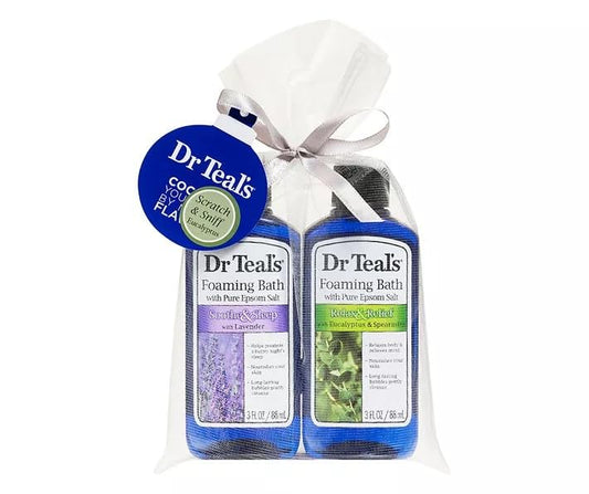 Dr Teal's Lavender Foam Bath for a relaxing, aromatic soak.