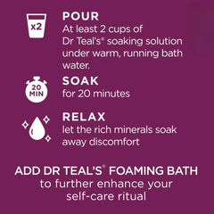 Dr Teal's recyclable packaging supports eco-conscious self-care.