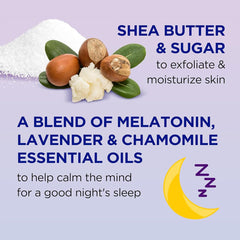 Rich shea and cocoa butter texture on moisturized skin.