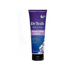 Dr Teal's Sleep Spray on pillows with lavender aroma for wind-down.