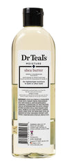 Dr Teal's at home spa night setup with bath oils ready for use