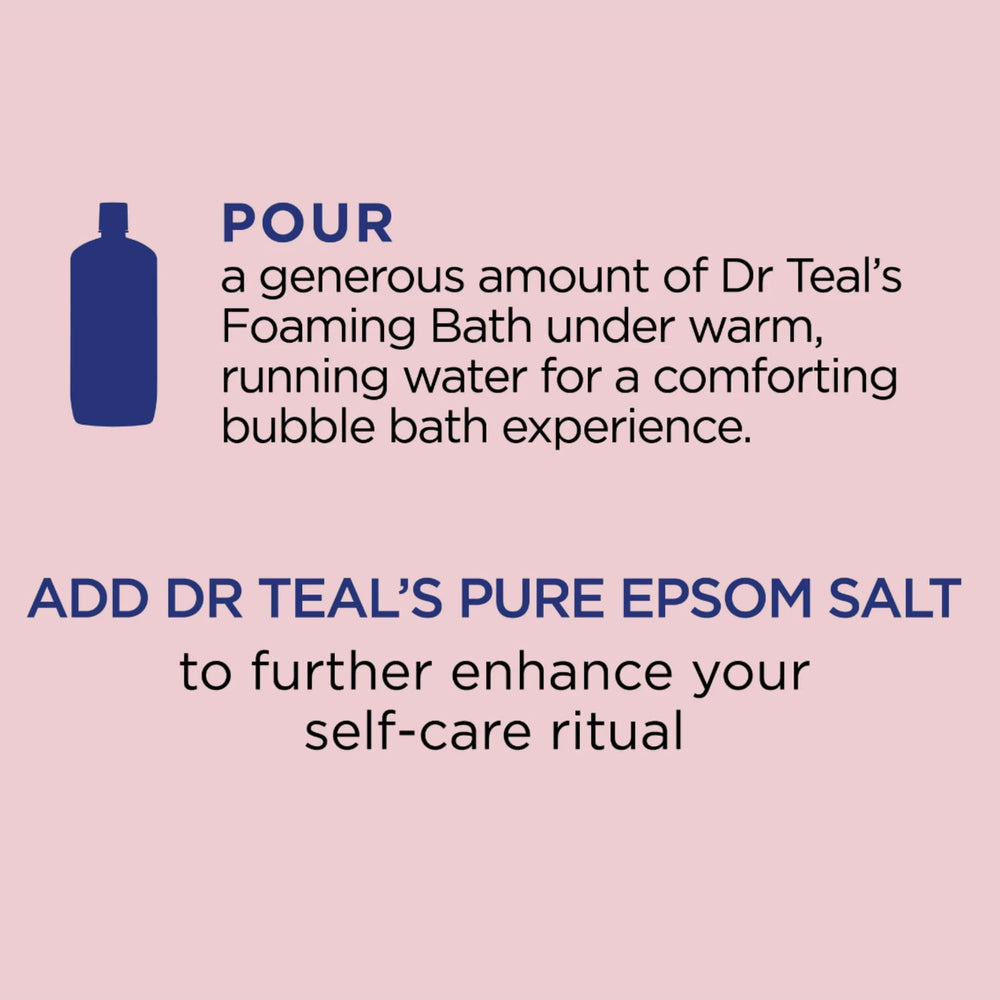 Dr Teal's Warm Autumn Comfort duo pack showing salt and foaming bath for a complete soak