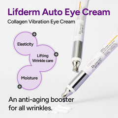 Dr.twentyproject Lifderm Eye Cream massage head closeup for precise application