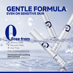 Dr Vincent packaging highlights 2.3x absorption for actives delivery