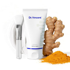 Dr Vincent Glass Glow Night Wrap mask jar close-up shows premium packaging and soothing formula.