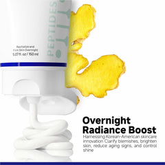 Night routine scene with Dr Vincent Glass Glow Night Wrap mask ready for overnight care.