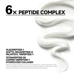 Triple-peptide renewal concept indicating potential wrinkle smoothing