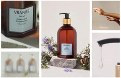Creamy texture on hands after washing with Dr. Vranjes soap.