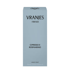 Italian-made Dr. Vranjes hand soap packaging signals premium care.