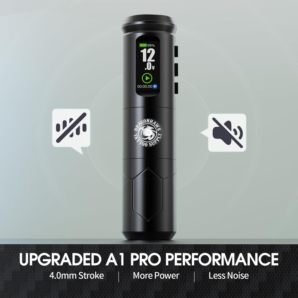 Dragonhawk A1 Pro 3-step needle installation for quick setup.
