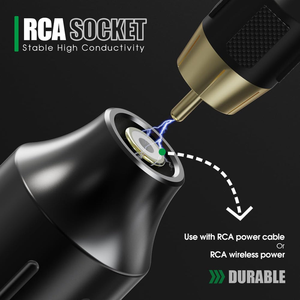 Dragonhawk cordless tattoo kit travel-ready for portable practice anywhere.
