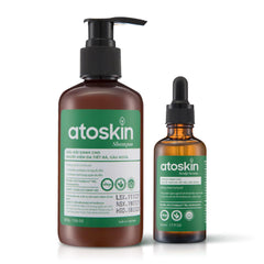 dratoskin scalp serum in-use scene illustrates easy daily care.