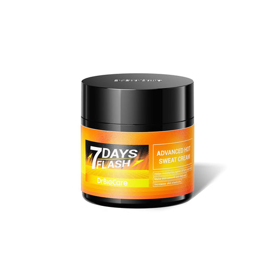DrBioCare Advanced Hot Sweat Cream bottle for smoother, more elastic skin.