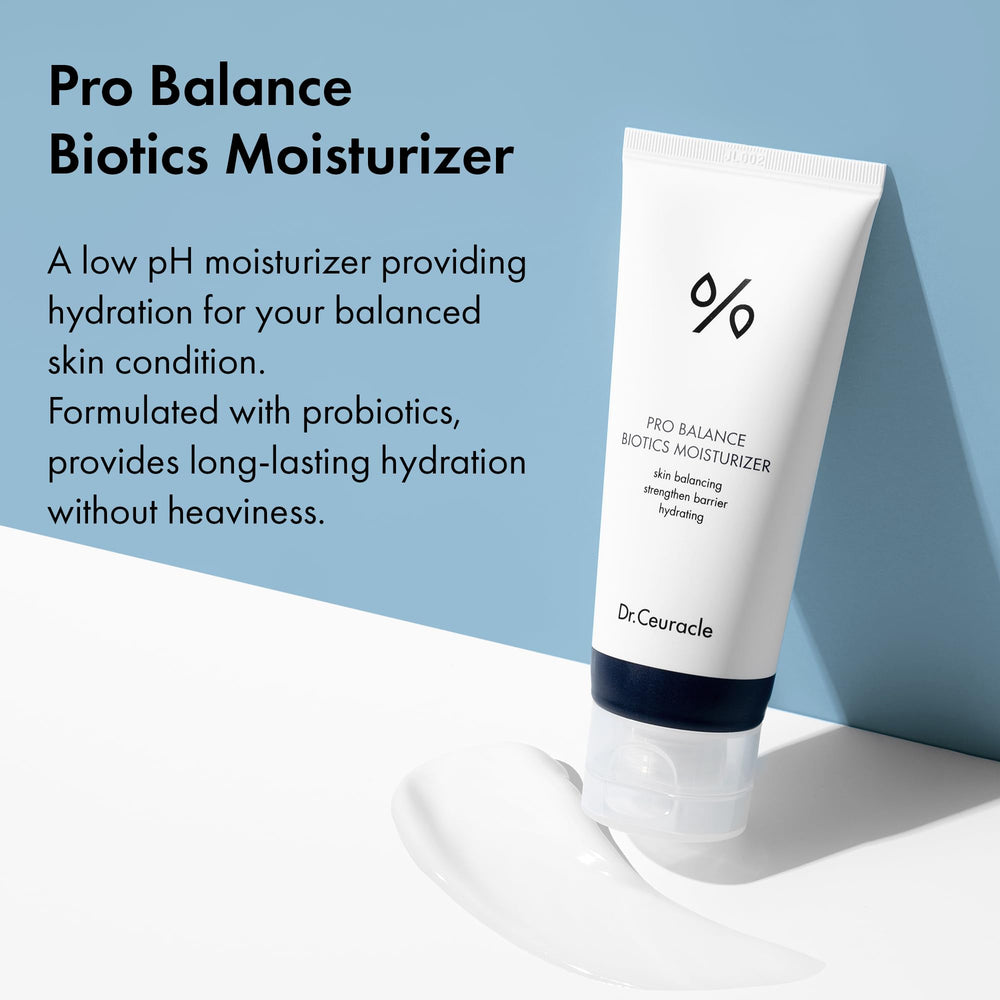 Dr Ceuracle Pro Balance Moisturizer texture swatch illustrating quick absorption into skin