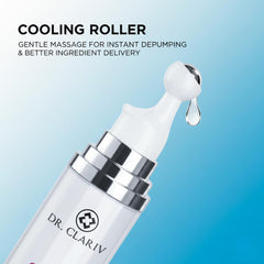 DR. CLARIV dermatologist-tested packaging emphasizing safe, fragrance-free daily use.