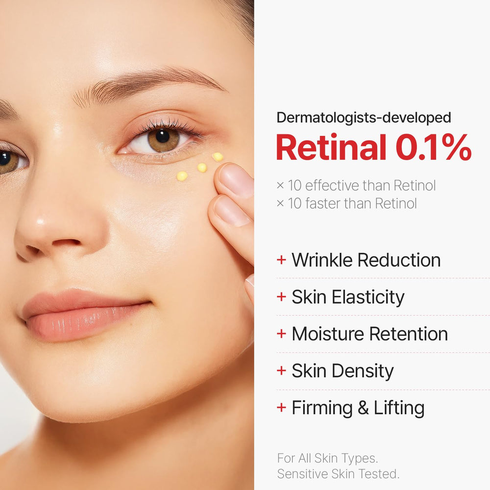 Dr.Different VITALIFT-A Forte airless tube packaging protecting retinal potency