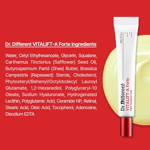 Dr.Different VITALIFT-A Forte packaging safety focus