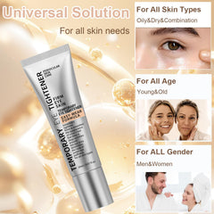 Product applied around the eye to refine texture and smooth lines.