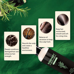 DreamCatching Rosemary Shampoo packaging conveys premium natural care.