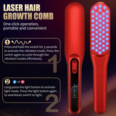 DREWALA Hair growth comb seated use, user-friendly home routine.