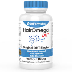 DrFormulas Original DHT Blocker bottle — 90 capsules for daily hair health support.