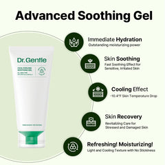 Dr.Gentle packaging and box highlighting Korea-made gentle care.