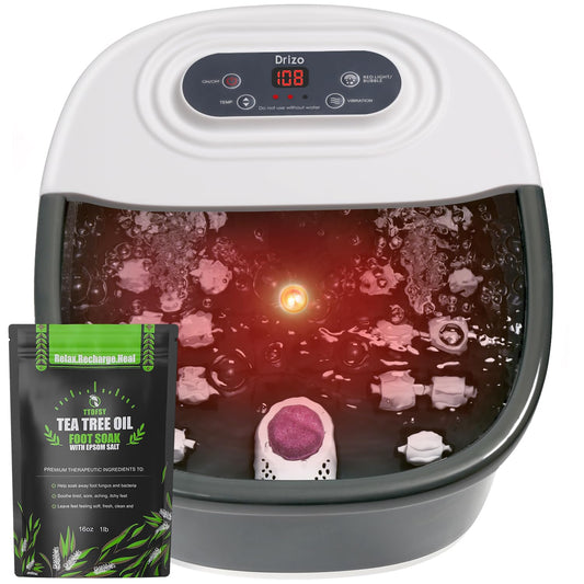 Drizo foot spa with bubble massage for a relaxing home routine.