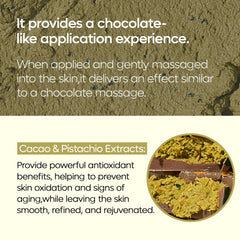 Application scene of Dr.Melaxin Dubai Peptide Clay Mask being massaged on skin