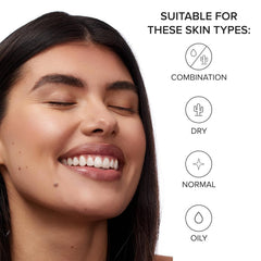DRMTLGY acne spot treatment serum swirl demonstrates glycolic action.