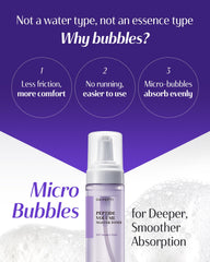dr.pepti Volume Master Toner texture flow across skin showing smooth texture