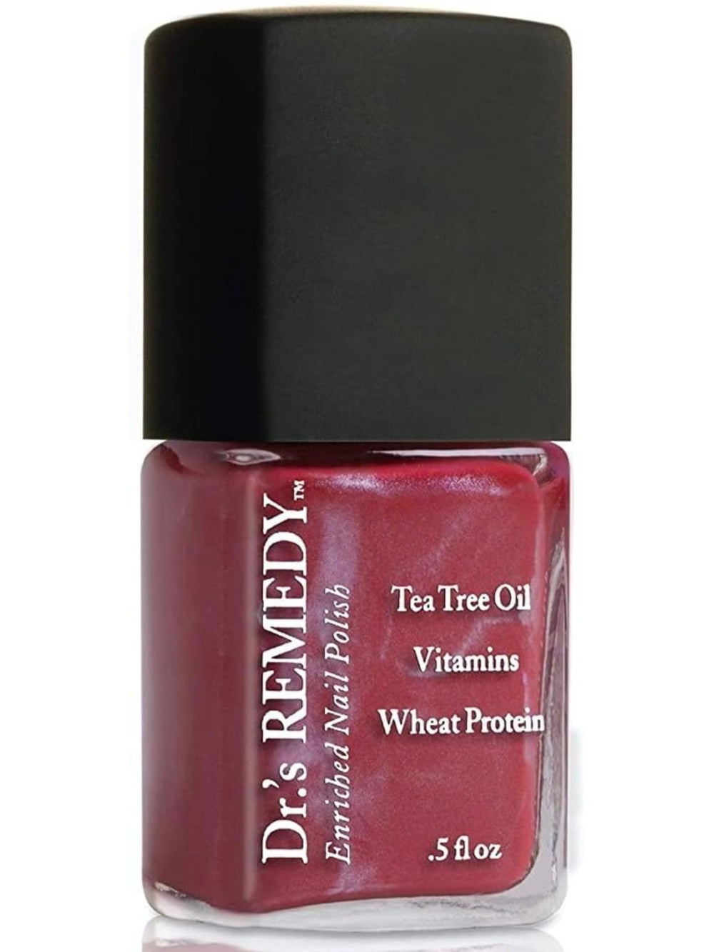 Dr.'s Remedy Cheerful Cherry bottle highlights non-toxic, all-natural formula for healthy nails.