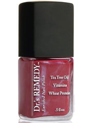 Dr.'s Remedy Cheerful Cherry bottle highlights non-toxic, all-natural formula for healthy nails.