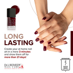 Ingredients highlight biotin and lavender in Dr. Remedy Enriched Nail Polish.