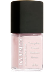 Dr.'s Remedy Enriched Nail Polish Petal Pink bottle shows non-toxic, salon-quality shine