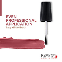 Dr.'s Remedy Relaxing Rose delivers quick dry time and brilliant finish